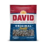 David Roasted and Salted Original Jumbo Sunflower Seeds, Keto Friendly, 5.25 Oz, 12 Pack $10.48 MSRP