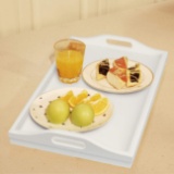Artmeer Bed Table Tray Bamboo Breakfast Platters Tray with Folding Legs Wooden $29.99 MSRP