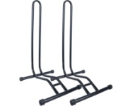 H and ZT Bike Floor Parking Rack, Holds 1-2 Bikes, Mountain and Road Bike Bicycle Storage Stand