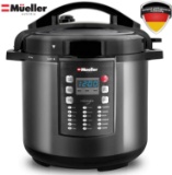 Pressure Cooker Instant Crock 10-in-1 Pot Pro Series 19 Program 6Q with German ThermaV Tech