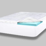 ViscoSoft 4 Inch Pillow Top Gel Memory Foam Mattress Topper King | Serene Dual Layer $199.95 MSRP
