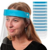 Salon World Safety Face Shields (Pack of 10) - Ultra Clear Protective Full Face Shields $13.96 MSRP