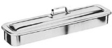 Grafco Metal Tray with Lid for Medical Supplies and Catheters, 17