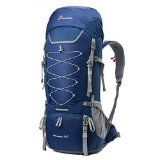 Mountaintop 70L/75L Internal Frame Hiking Backpack (75L-Blue)