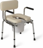 Medline Heavy Duty Padded Drop-Arm Commode $95.17 MSRP