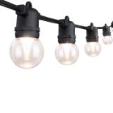 3-Color in Dimmable Outdoor String Light 48FT 15 Sockets
