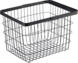 Yamazaki Home Laundry Basket, Black