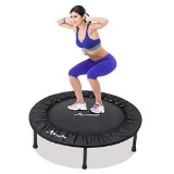 MOVTOTOP Mini Trampoline 38 Inch, Folding Indoor Trampolines with Safety Pad