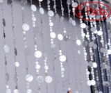 FlavorThings 2 Packs Silver Bubble Beaded Curtain for Doorway 3' Wide x 6' Long $64.99 MSRP