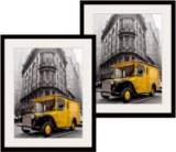 Art Emotion Solid Wood Picture Frame with 2MM Reinforced Glass, Pack of 2