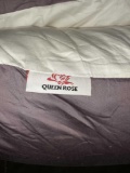 QUEEN ROSE Pregnancy Body Pillow (Purple and White)