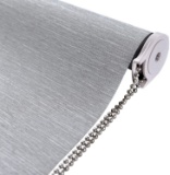 ALLBRIGHT Striped Jacquard 100% Blackout Window Shades UV Protection Cordless Window Blinds