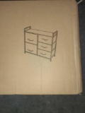 WLIVE Dresser with 5 Drawers, Fabric Storage Tower with Handrail