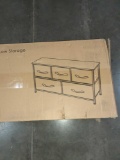 WLIVE Dresser with 5 Drawers, Fabric Storage Tower