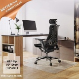 YOUKADA Chair Mat, Office Chair Mat with Lip for Hard Floor 90 x 120 cm/36 x 48 inches - $30.99 MSRP