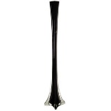 Black Glass Tower Vase Eiffel Tower Vases 16