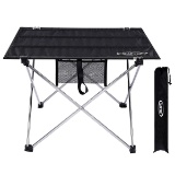 G4Free Ultralight Portable Folding Table Compact Roll Up Tables with Carrying Bag