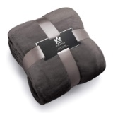 Kingole Flannel Fleece Microfiber Throw Blanket, Luxury Celadon King Size Lightweight Cozy Couch Bed
