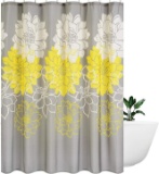 Wimaha Peony Shower Curtain; HiCharmcci Silicone Bath Belt Massage Brush (Blue) ; Misc.Gen.Merch.