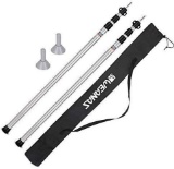 Weanas Adjustable Tarp Poles Set of 2 Telescoping Aluminum Rods for Tent Fly and Tarps $38.99 MSRP