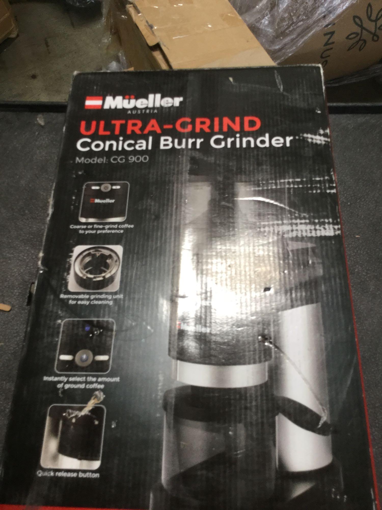 Mueller Ultra-Grind Conical Burr Grinder Professional Series Offer 