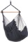 Y- STOP Hammock Chair Hanging Rope Swing - Max 330 Lbs - Quality Cotton Weave, Grey