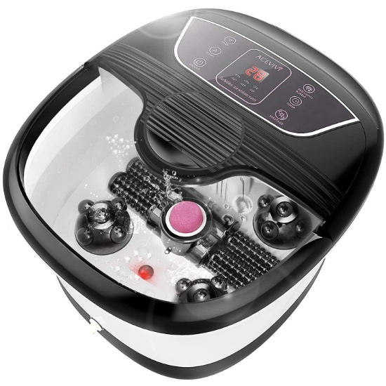 Acevivi Foot Bath with Heat and Massage and Bubbles - $129.95 MSRP