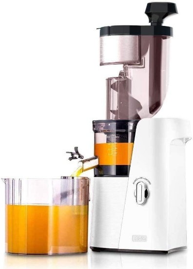 SKG A10 Cold Press Slow Masticating Juicer 36 RPM Anti-oxidation BPA Free High Volume Easy to Clean