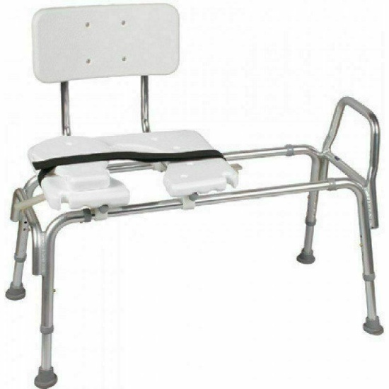 DMI 522-1734-1900 Heavy-Duty Sliding Transfer Bench with Cut-Out Seat $109.99 MSRP