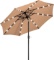 9FT Solar 24 LED Lighted Outdoor Patio Umbrella with 8 Ribs/Tilt Adjustment and Crank $63.98 MSRP