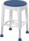 Drive Medical Bath Stool With Padded Rotating Seat, White with Blue Seat (RTL12061M) - $52.02 MSRP