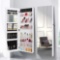 OUTDOOR DOIT Jewelry Cabinet Jewelry Armoire with Full Length Mirror - 6181 White - $87.97 MSRP