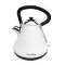 Fortune Candy KS-1011E Pyramid StainlessSteel StrixControllerCordless ElectricKettle(Elegant White)