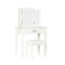 Homecraft Furniture 3-Piece White Vanity Set-MH206-WH