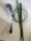 PLIS NEMA 6-50P To 14-50R WIth Handle Cord Adapter, Green Garden Stakes with Full Plant Support Ring