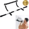 MWY Multi-Grip Chin-Up/Pull-Up Bar, Heavy Duty Doorway Trainer for Home Gym, Black - $42.99 MSRP