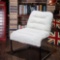 Zenree Living Room Chair Lounge Accent Upholstered Chairs with Sherpa Seat $54.99 MSRP