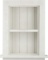 AdirHome Recessed Wall Mount Storage Cabinet ? Sturdy Fully Assembled Wooden Utility $59.95 MSRP