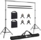 Hpusn Photo Video Studio Adjustable Backdrop Stand, Background Support System Kit - $49.99 MSRP