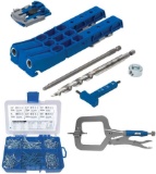 Kreg Pocket-Hole Jig 320 with Screw Kit and Clamp (3 Items)