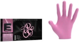 ELEGANCE GEL Professional Nitrile Gloves, Small Peach Rose, 100 Ct| Mason Jar Foaming Soap Dispenser