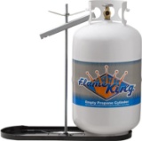 Flame King Dual RV Propane Tank Cylinder Rack For RVs and Trailers for 30lb Tanks $23.08 MSRP