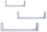 EWEI'S HomeWares 3 Floating U Shelves-White $17.09 MSRP