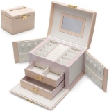 Euclidean Cube Jewelry Box for Women Girls Necklace Earring Rings Jewelry Organizer $39.04 MSRP