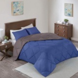 Comfort Spaces Vixie 2 Piece Comforter Set All Season Reversible Goose Down Alternative $26.99 MSRP