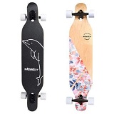 Slendor Longboard Skateboard Drop Through Deck Complete Maple Cruiser Freestyle Camber Concave