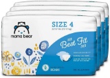 Mama Bear Best Fit Diapers Size 4, 144 Count, Bears Print (4 packs of 36) $37.99 MSRP