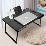 Laptop Bed Tray Table with Handle, Astory Portable Laptop Desk, Black $40.99 MSRP