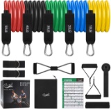 (1) Booty 3 Resistance Bands for Legs and Butt Set, (2) Recredo Resistance Bands Set 13pcs