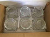 Wide Mouth Mason Jars Set of 6 (16 oz)